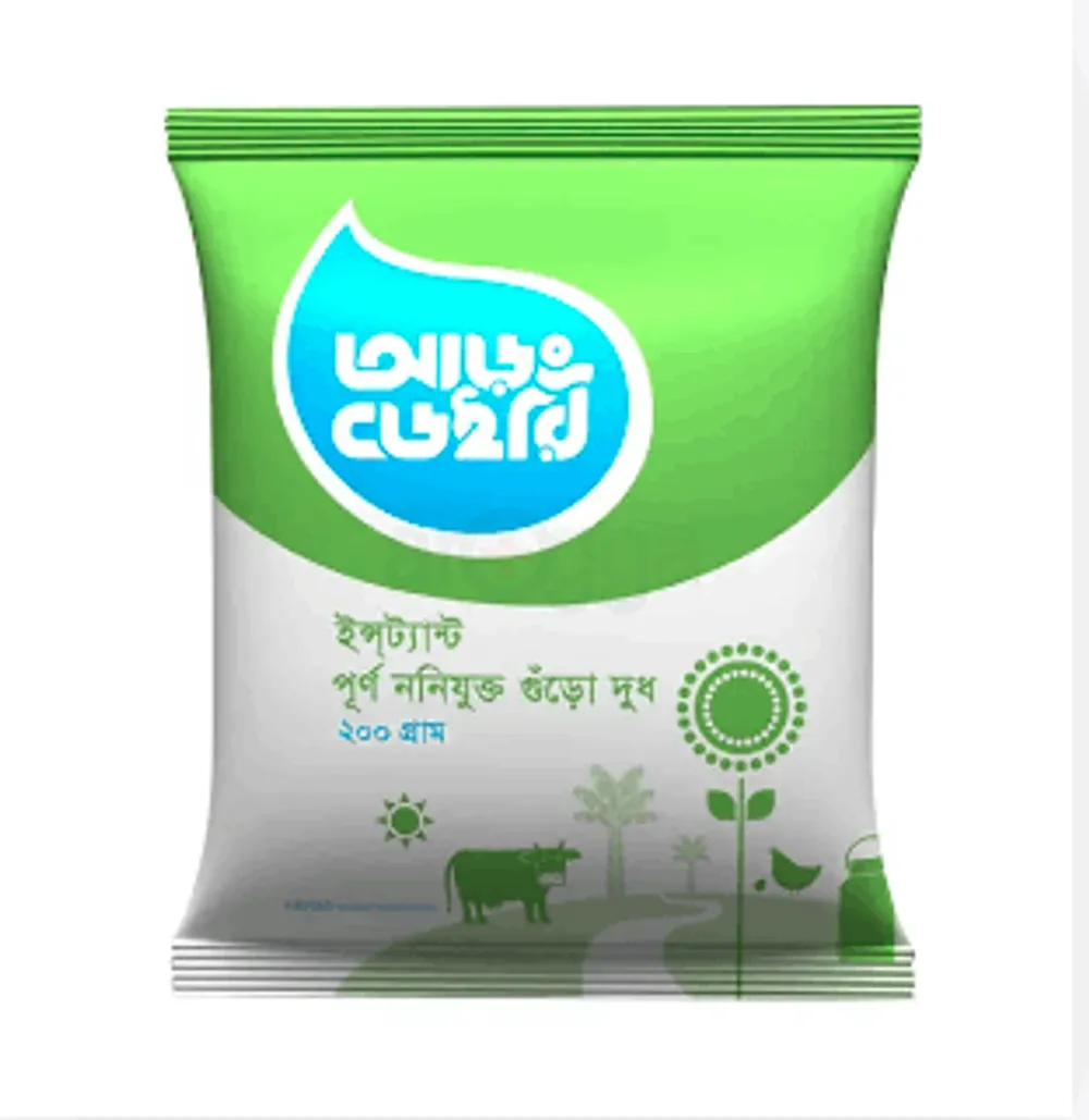 Aarong Dairy Instant Full Cream Milk Powder – 200g​